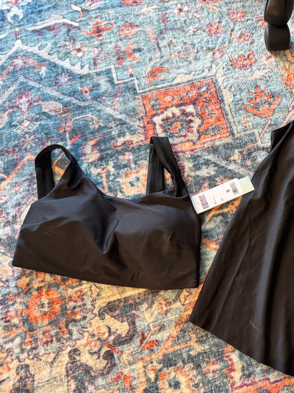 Black Women's Tankini and swim bikini top - 32 degrees NWT